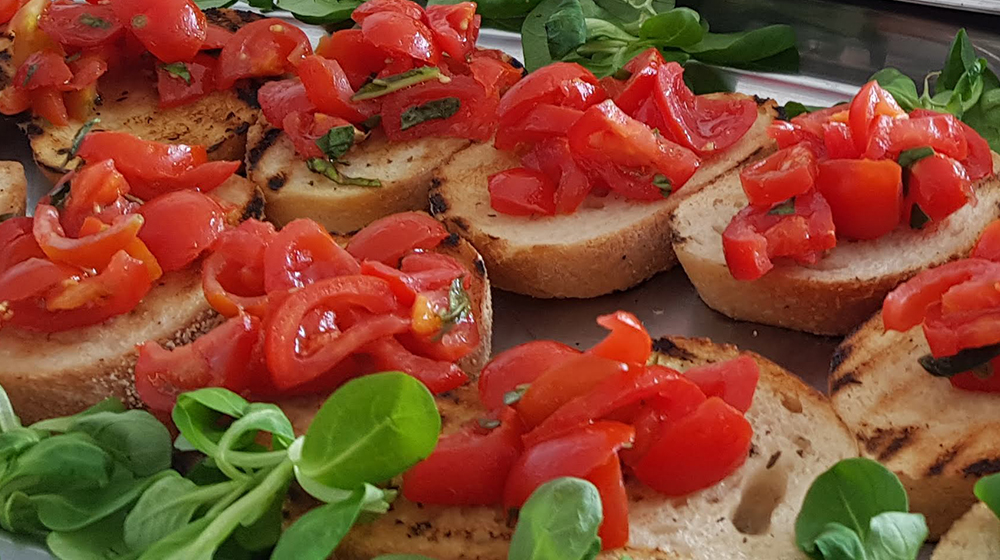 Bruschette con Pomodorini